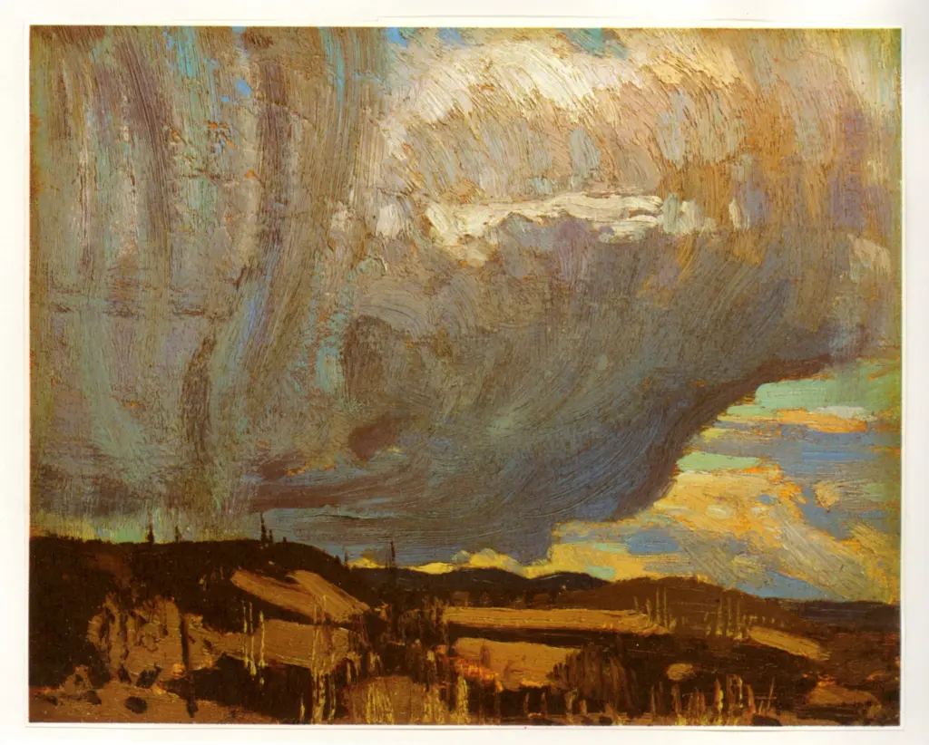 Anonimo , Thomson, Tom - sec. XX - Approaching Snowstorm , fronte