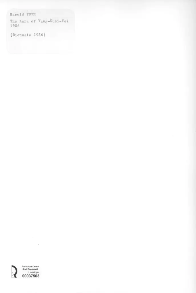 Anonimo , Town, Harold - sec. XX - The Aura of Yang-Kuei-Fei , retro