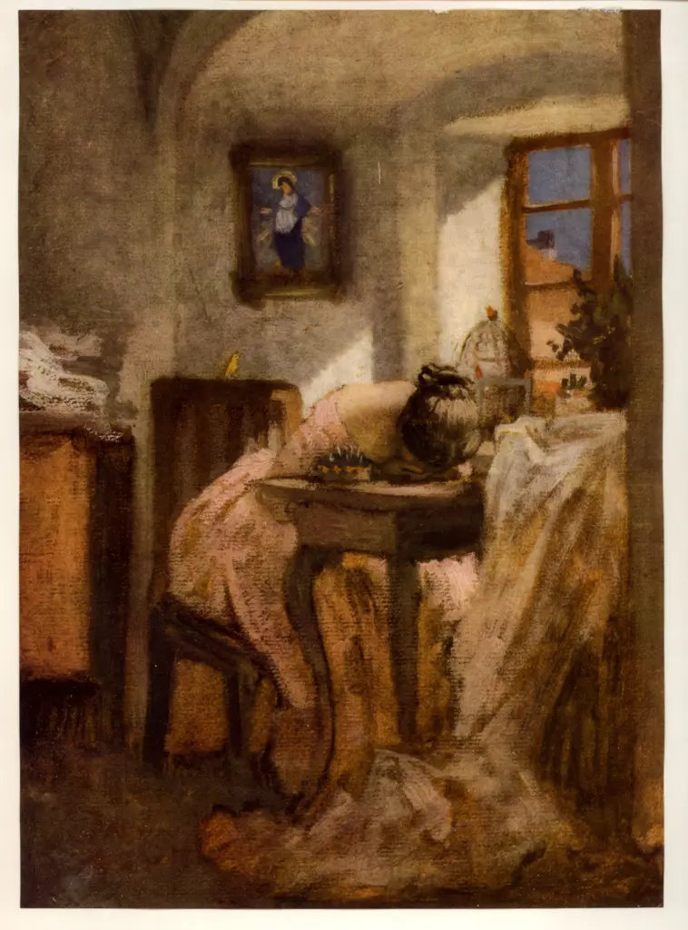 Anonimo , Manes, Josef - sec. XIX - La sarta , fronte