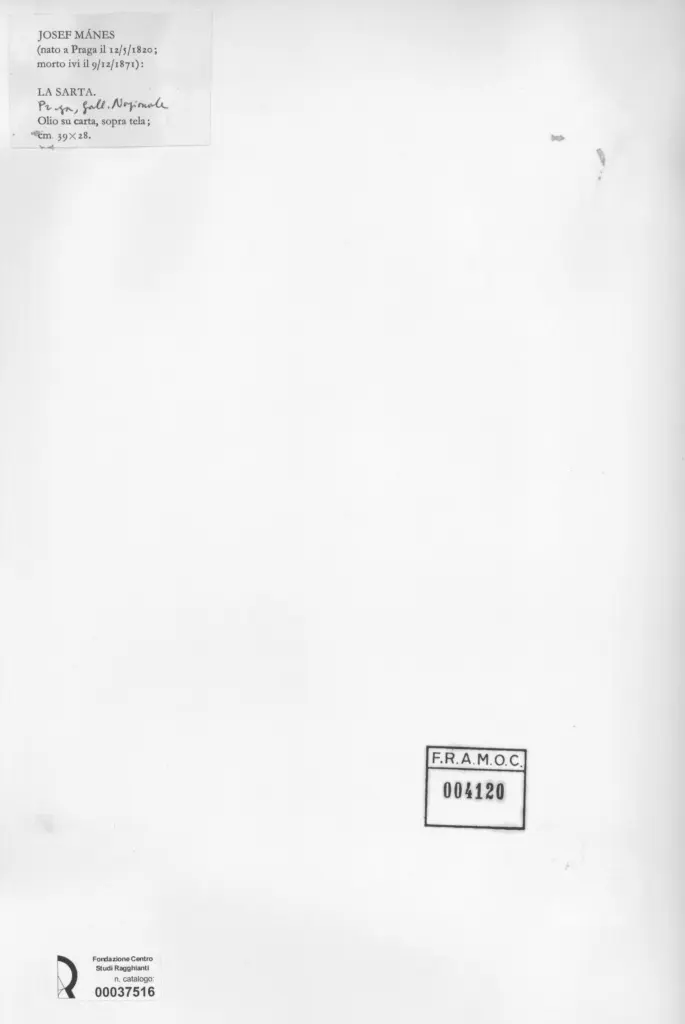 Anonimo , Manes, Josef - sec. XIX - La sarta , retro