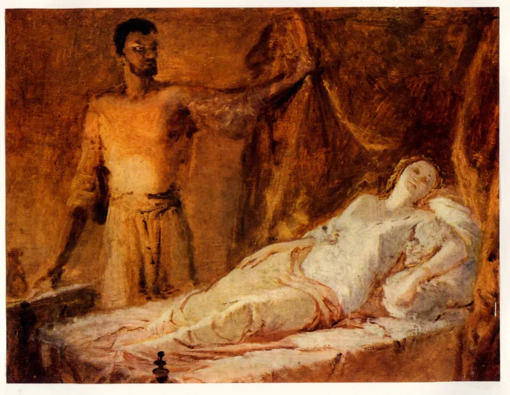 Anonimo , Navratil, Josef - sec. XIX - Otello e Desdemona , fronte