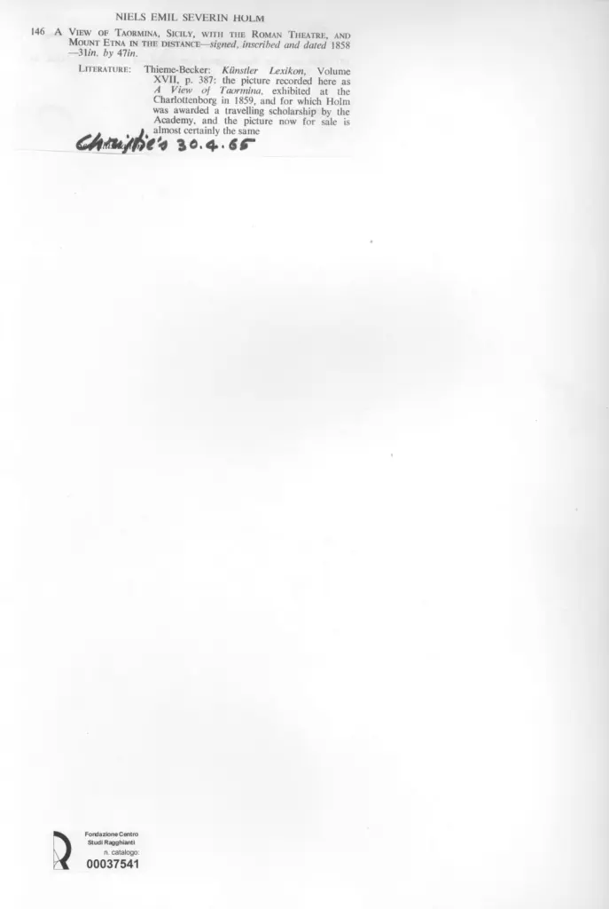 Anonimo , Holm, Niels Emil Severin - sec. XIX , retro