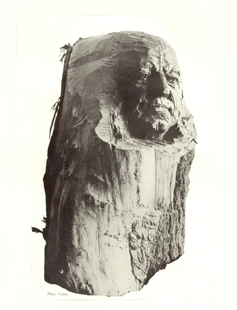 Vilim , Bilek, Francois - sec. XX - Le p&egrave;re de l'artiste , fronte