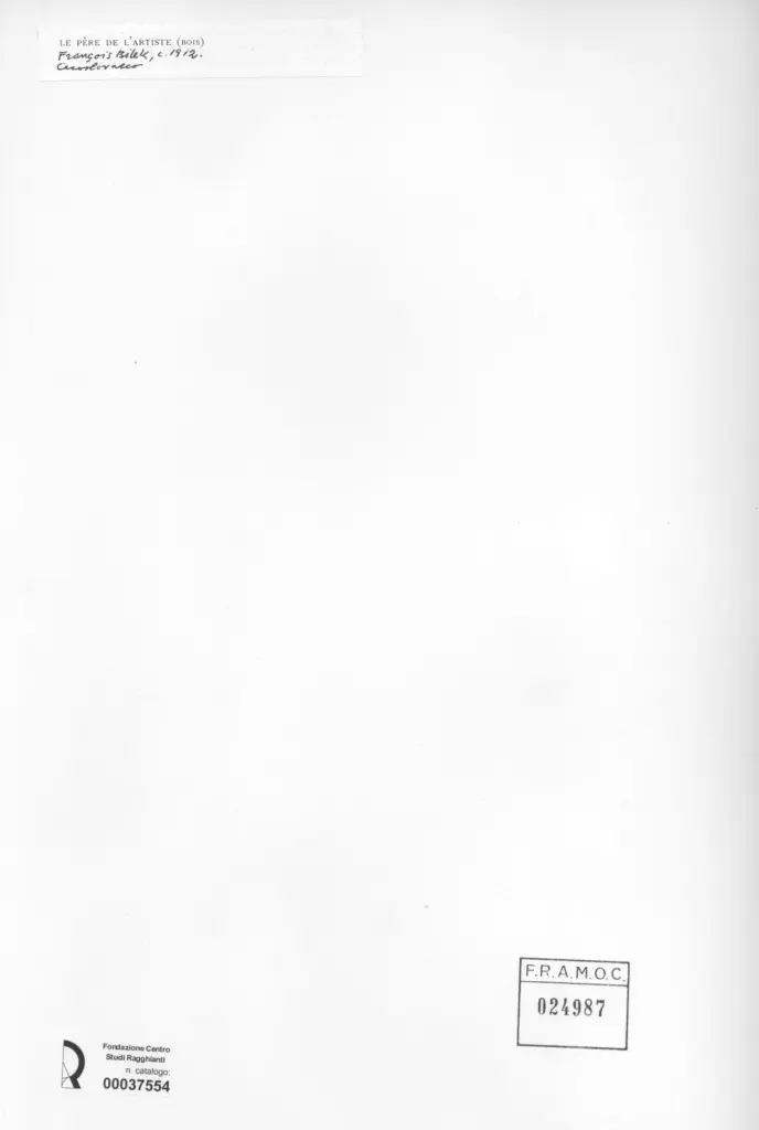Vilim , Bilek, Francois - sec. XX - Le p&egrave;re de l'artiste , retro