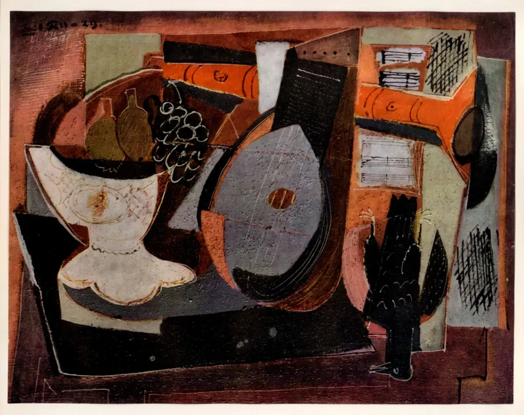 Filla, Emil , Natura morta con colombo