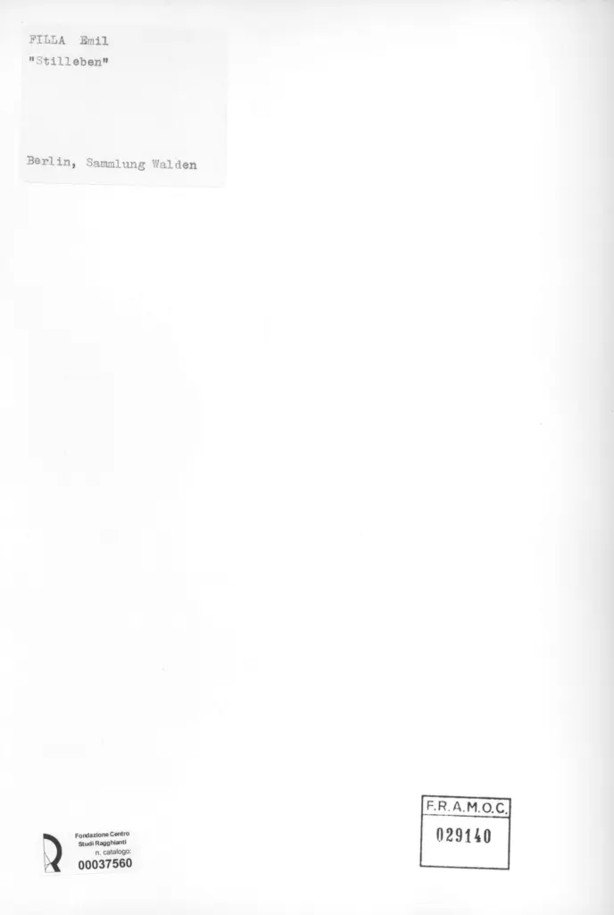 Anonimo , Filla, Emil , retro