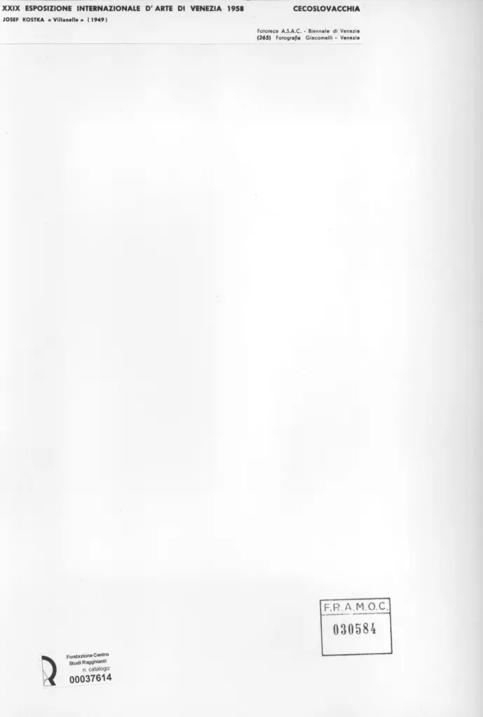 Giacomelli , Kostka, Josef - sec. XX - Villanelle , retro