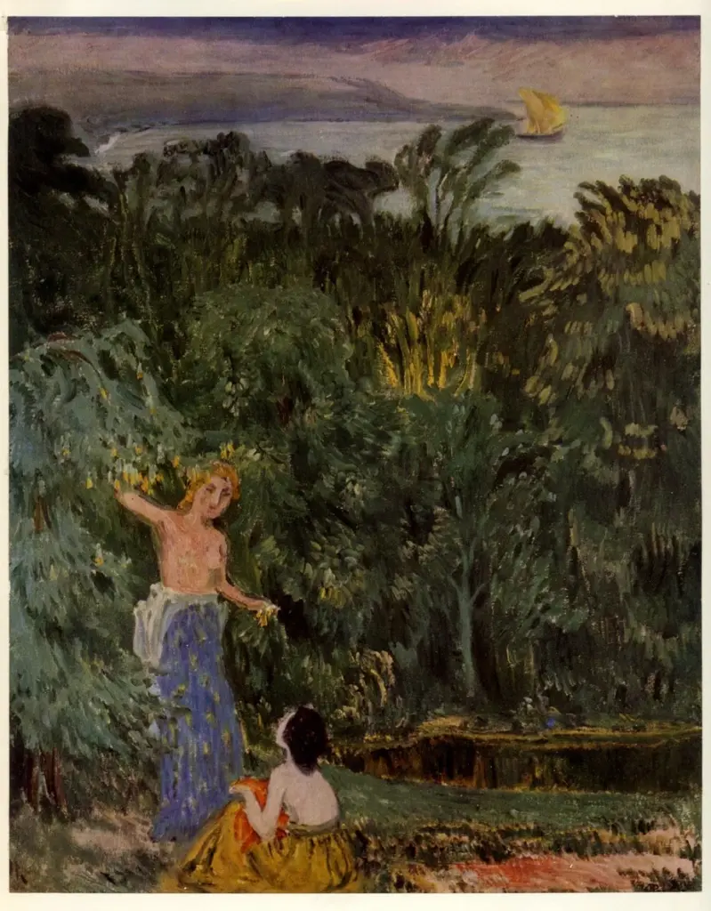 Anonimo , Preisler, Jan - sec. XX - Paesaggio verde , fronte