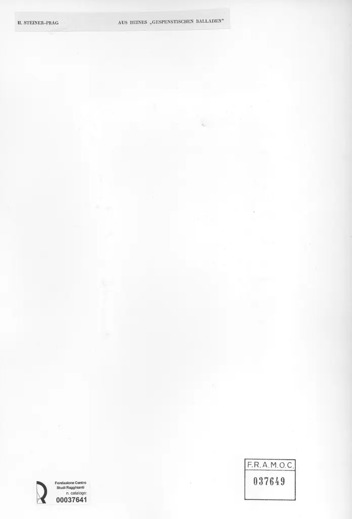 Anonimo , Steiner-Prag, Hugo - sec. XIX - Gespenstischen Balladen , retro