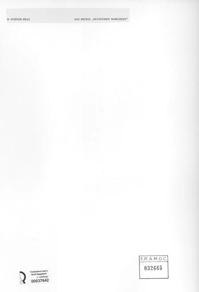 Anonimo , Steiner-Prag, Hugo - sec. XIX/ XX - Spanischen Romanzen , retro