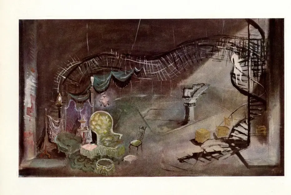 Znamenacek, Wolfgang , The Madwoman of Chaillot - Illustrazione da J. Giraudoux