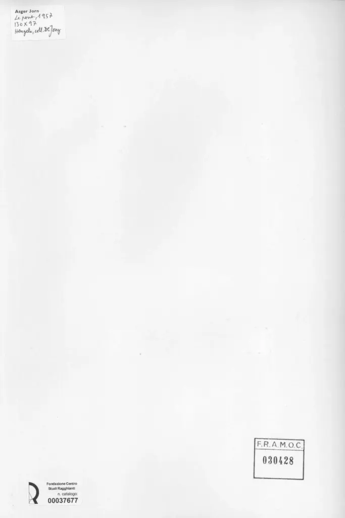 Anonimo , Jorn, Asger - sec. XX , retro