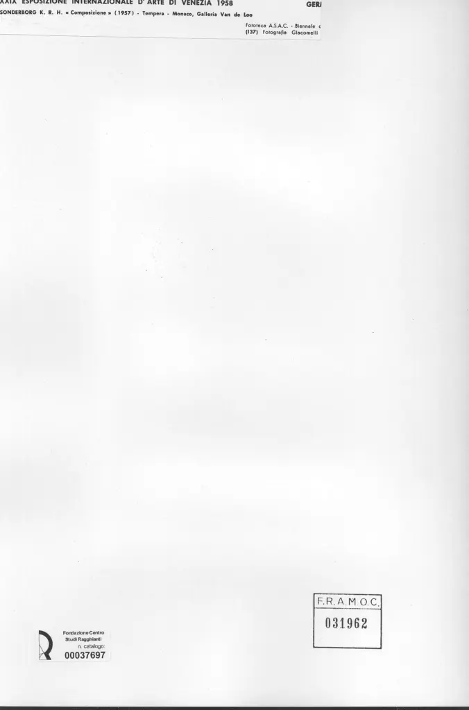 Giacomelli , Sonderborg, K.R.H. - sec. XX - Composizione , retro