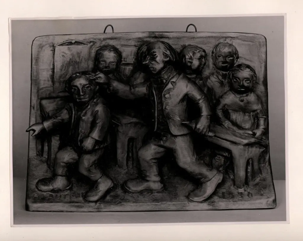 Anonimo , Autere, Hannes - sec. XX - A l'&eacute;cole , fronte