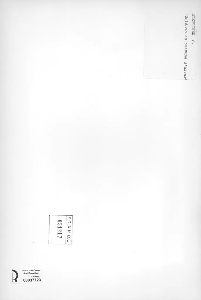 Anonimo, Anonimo , retro