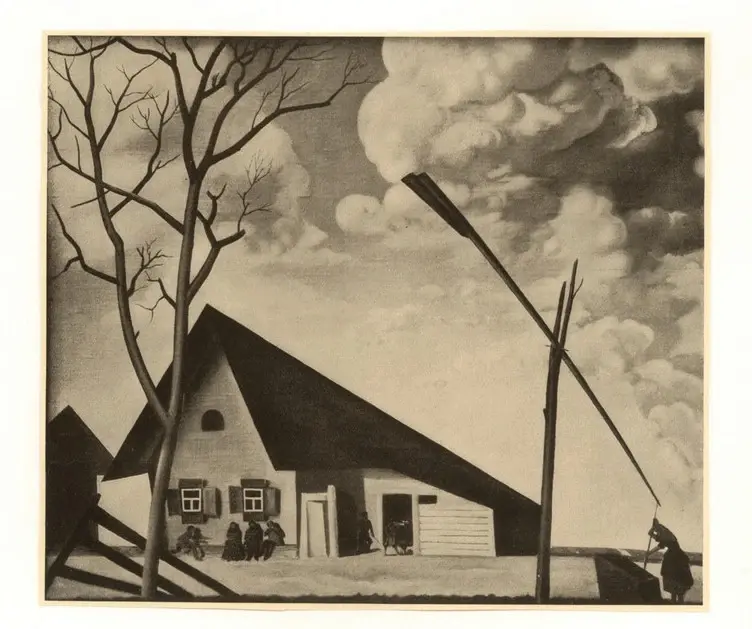 Schuchajew, W. , Russische Landschaft -