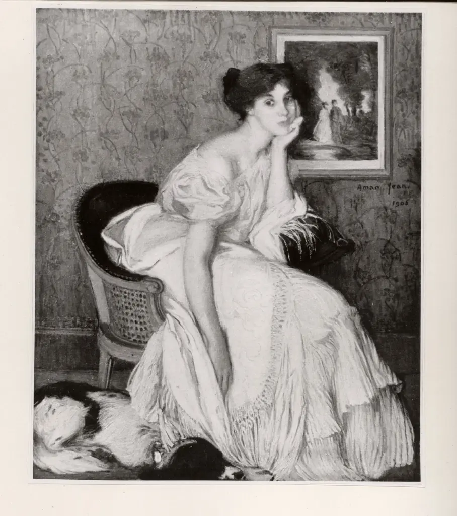 Anonimo , Aman-Jean, E. - sec. XX - Miss Ella C. , fronte