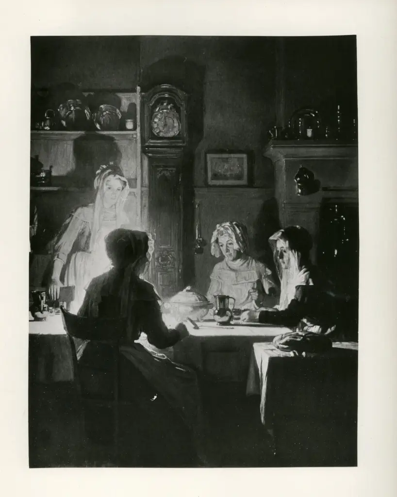 Anonimo , Bail, Joseph - sec. XIX - Le repas du soir , fronte