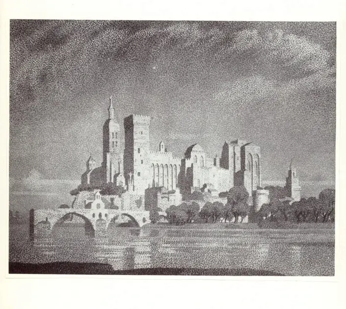 Anonimo , Barry, Claude Fran&ccedil;ois - sec. XIX - A Summer Night, Avignon , fronte