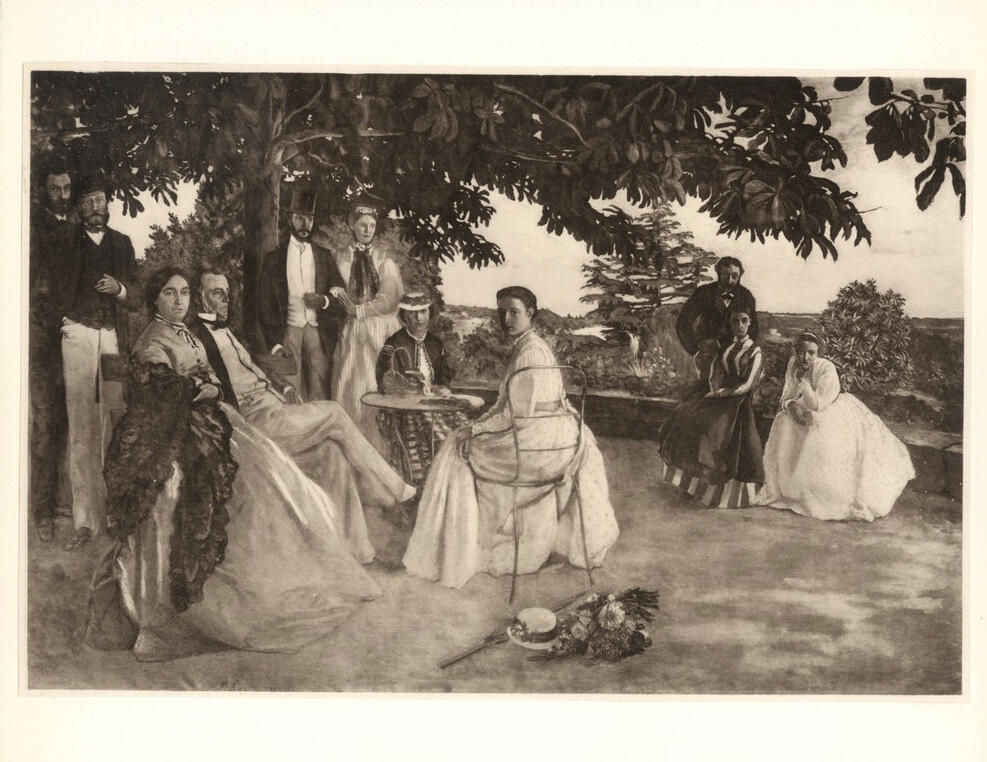 Bazille, Jean Frederic , Giardino