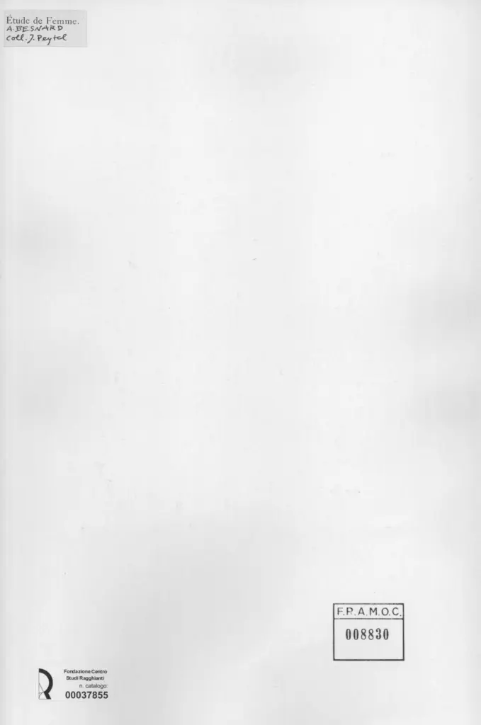 Anonimo , Besnard, Albert - sec. XIX/ XX - Etude de Femme , retro