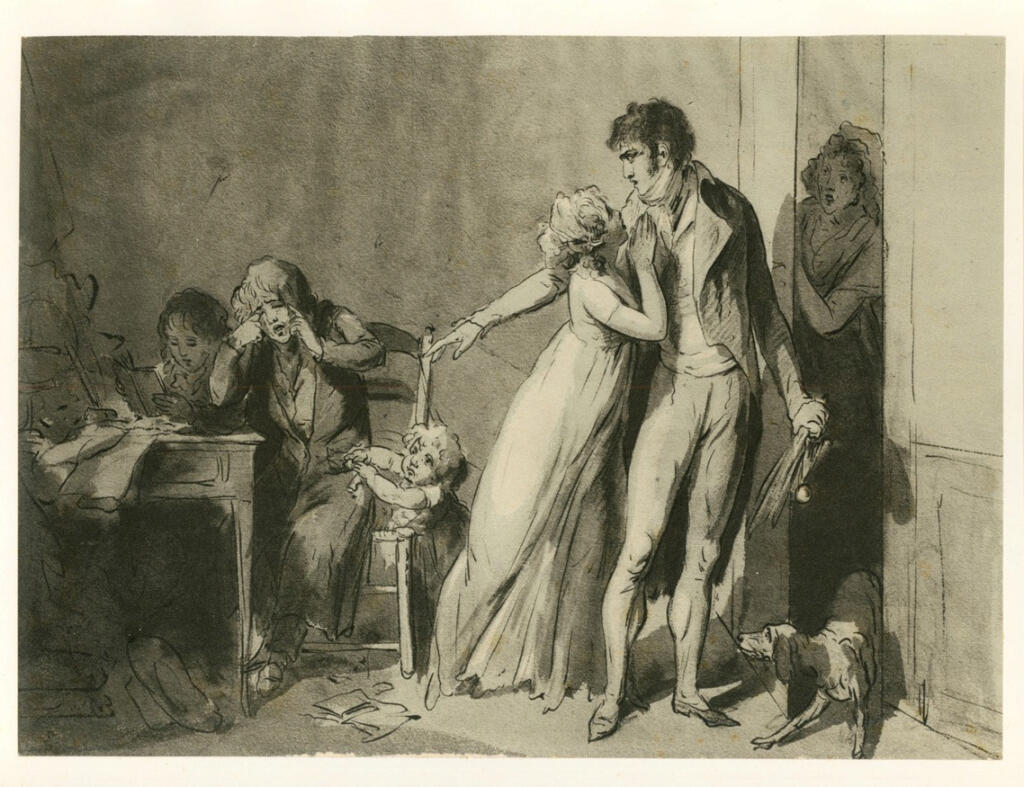 Anonimo , Boilly, Louis-Leopold - sec. XIX - L'Enfant puni , fronte
