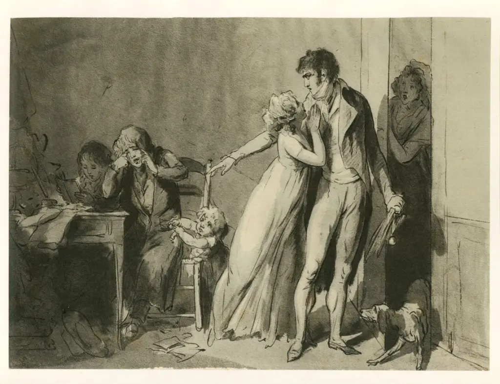 Anonimo , Boilly, Louis-Leopold - sec. XIX - L'Enfant puni , fronte