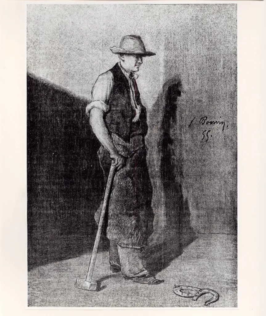 Bonvin, François , Le maréchal-ferrant