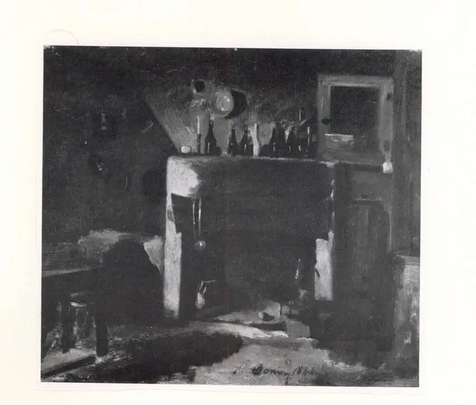 Bonvin, François , La cheminée