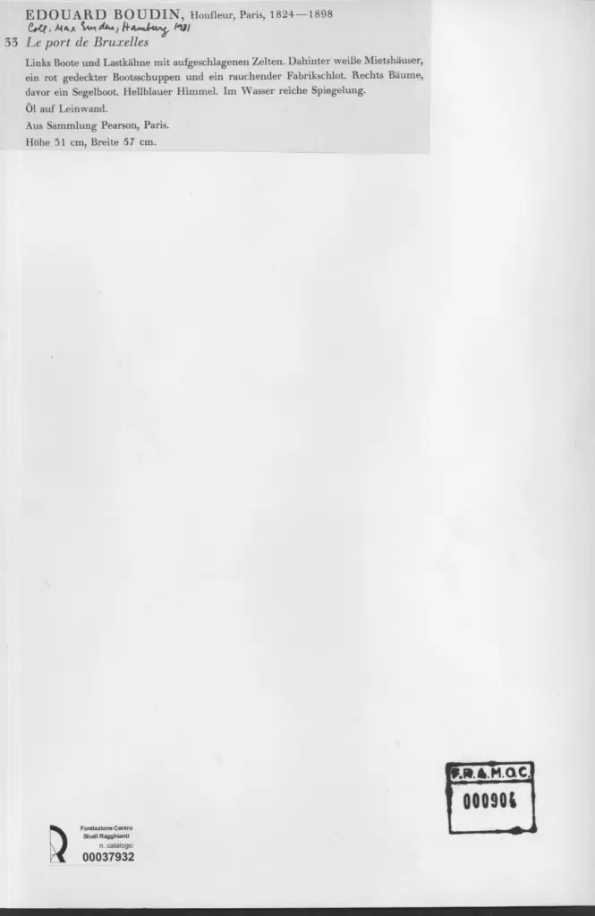 Anonimo , Boudin, Edouard , retro