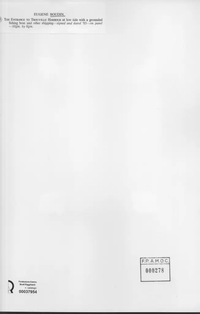 Anonimo, Anonimo , Boudin, Eug&egrave;ne - sec. XIX - , retro