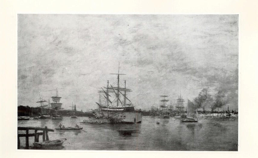 Anonimo , Boudin, Eugène - sec. XIX - Bordeaux , fronte