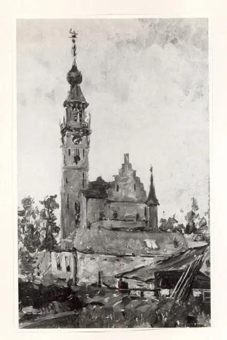 Boudin, Eug&egrave;ne , Dorfkirche