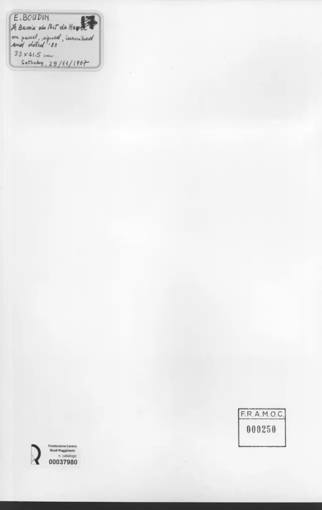 Anonimo , Boudin, Eug&egrave;ne - sec. XIX - Le Bassin du Port du havre , retro