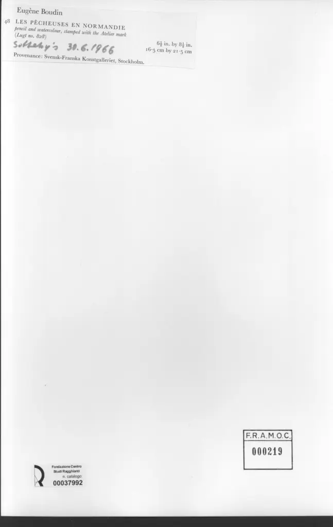 Anonimo , Boudin, Eug&egrave;ne - sec. XIX - Les pecheuses en Normandie , retro