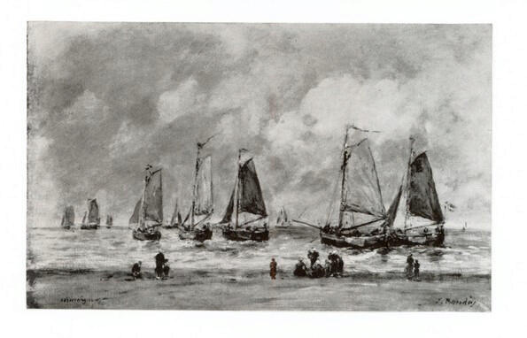 Anonimo , Boudin, Eugène , fronte