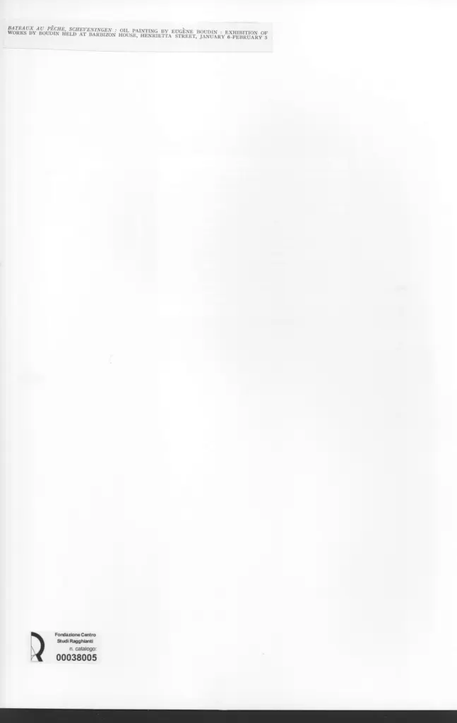 Anonimo , Boudin, Eug&egrave;ne , retro