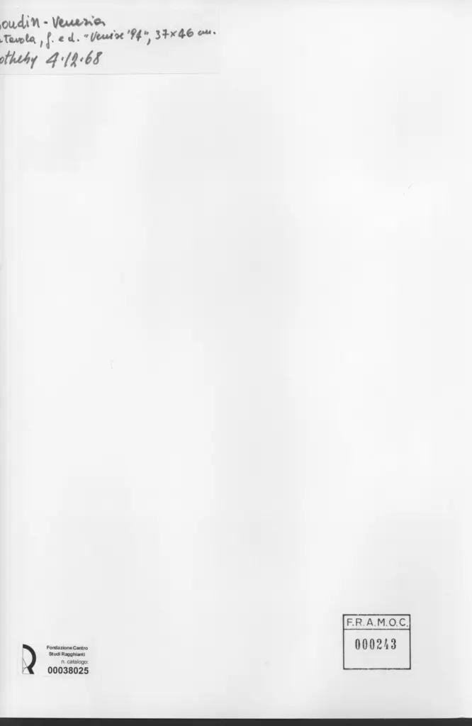 Anonimo, Anonimo , retro