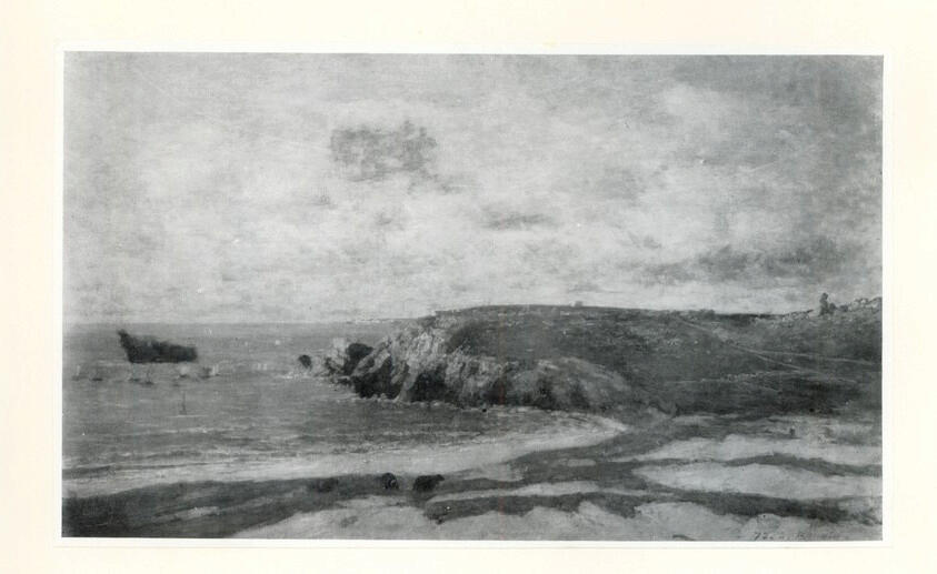 Anonimo , Boudin, Eugène - sec. XIX - Finistère , fronte