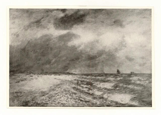 Anonimo , Boudin, Eugène - sec. XIX , fronte