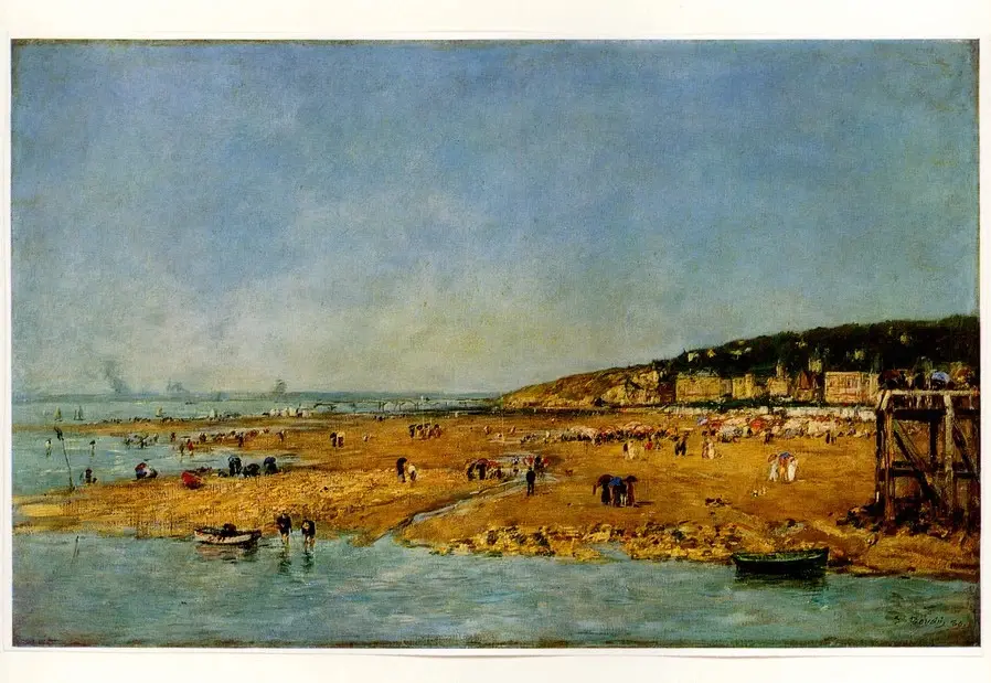 Boudin, Eugène , La Plage de Trouville