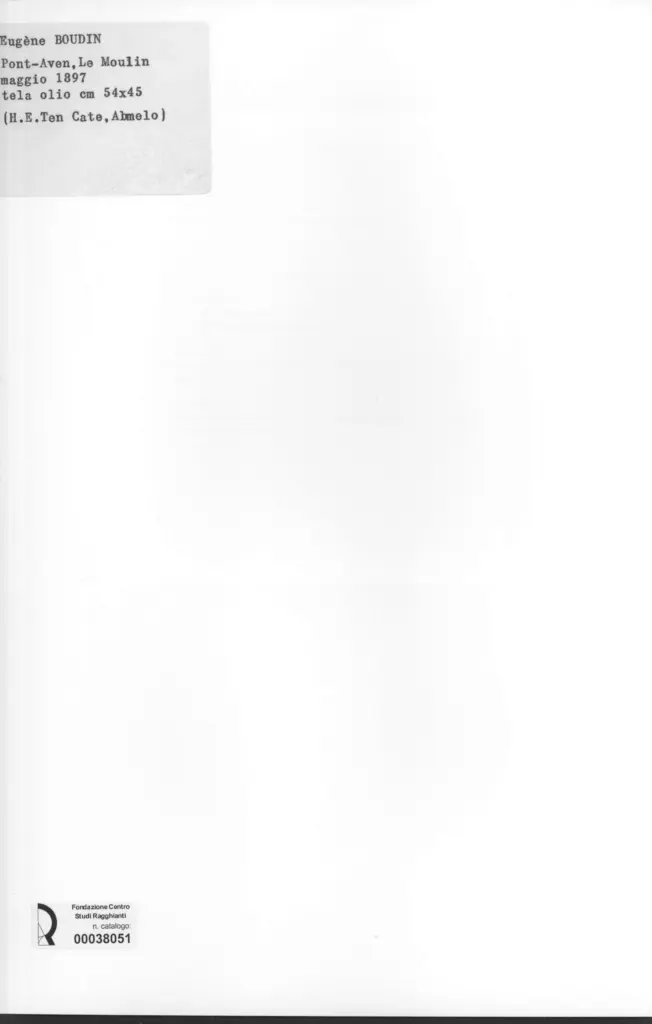 Anonimo , Boudin, Eug&egrave;ne; sec. XIX; , retro