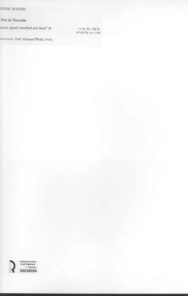 Anonimo , Boudin, Eug&egrave;ne - sec. XIX - Le port de Trouville , retro