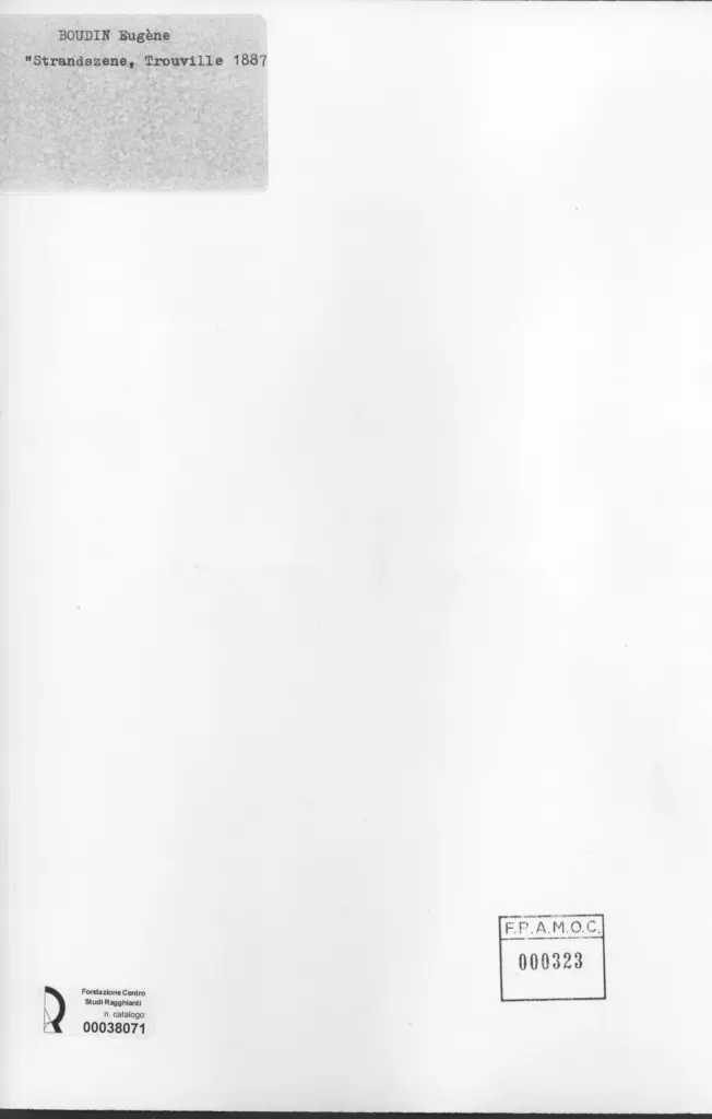 Anonimo , Boudin, Eug&egrave;ne - sec. XIX - Strandszene, Trouville , retro