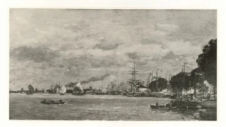 Anonimo , Boudin, Eug&egrave;ne - sec. XIX , fronte