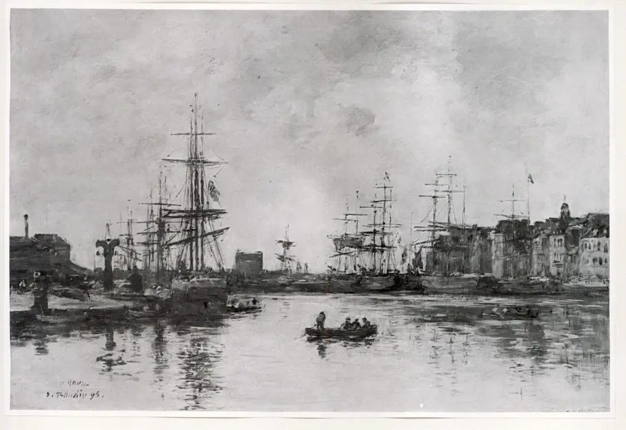 Anonimo , Boudin, Eugène - sec. XIX , fronte