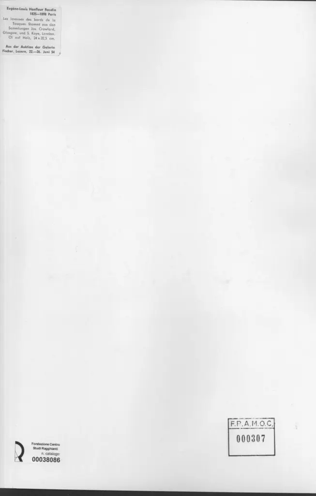 Anonimo , Boudin, Eug&egrave;ne - sec. XIX - Les laveuses des bords de la Touques , retro