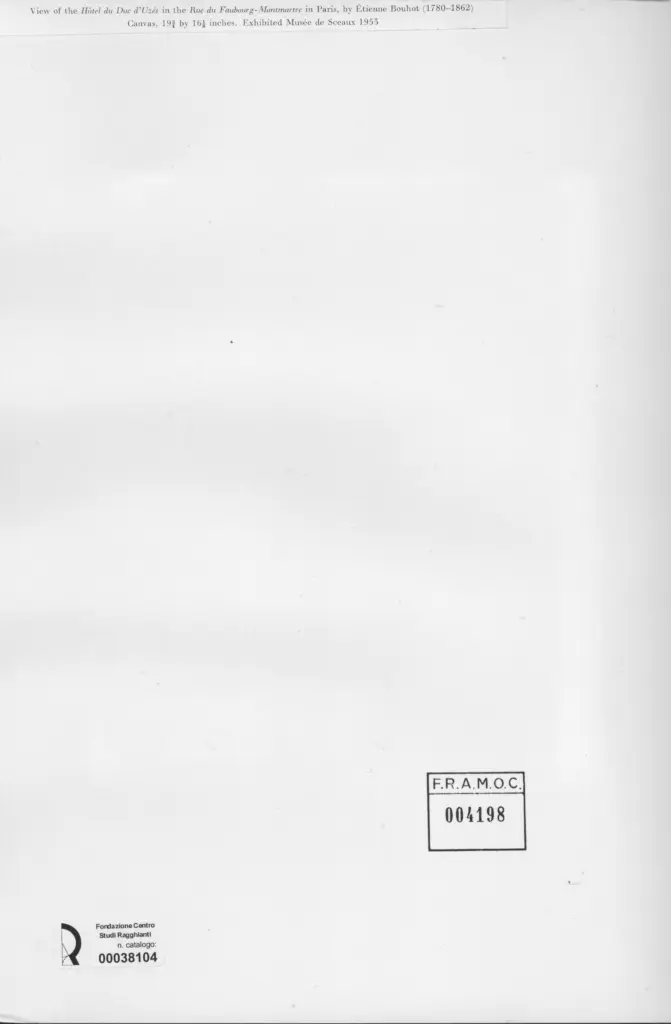 Anonimo , Bouhot, &Eacute;tienne - sec. XIX - View of the H&ograve;tel du Due D'Uz&egrave;s in the Rue du Faubourg-Montmartre in Paris , retro