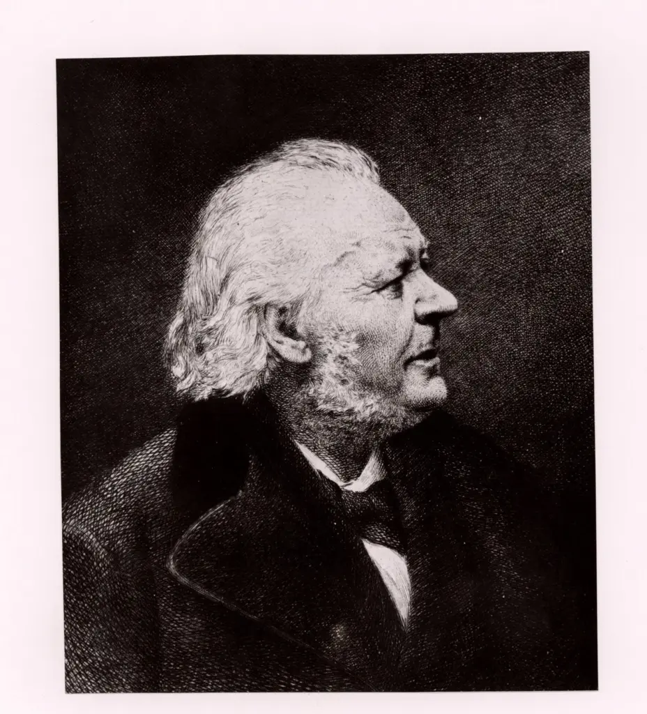 Anonimo , Boulard, Auguste - sec. XIX - Ritratto di Honor&egrave; Daumier , fronte
