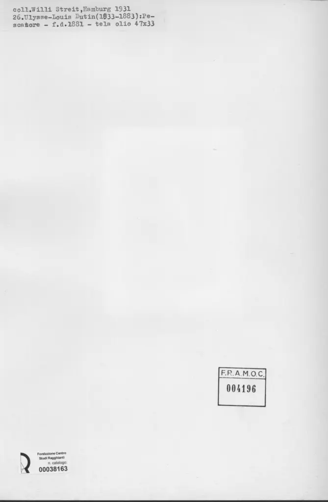 Anonimo , Butin, Ulysse , retro